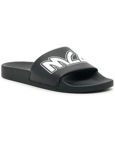 McQ Logo Slide Sandal - Black