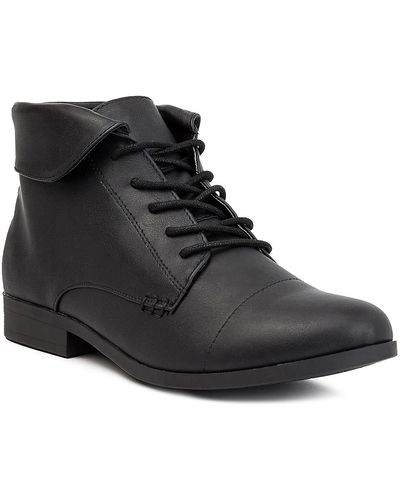 London fog shop black boots