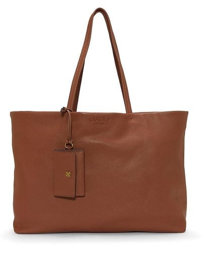 Lucky Brand Beth Leather Tote - Brown