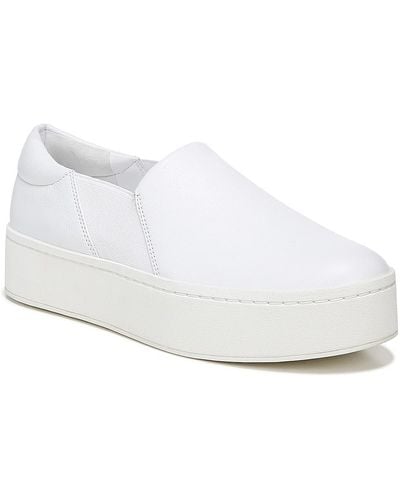 Vince Warren Platform Slip-on Sneaker - White