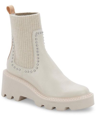 Dolce Vita Hoven Stud H2o Waterproof Bootie - White