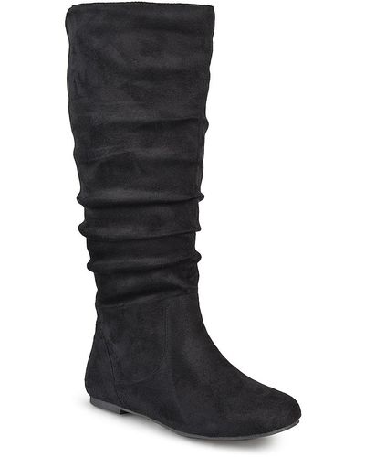 Journee Collection Rebecca Wide Calf Boot - Black