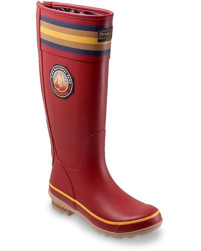 Pendleton Np Tall Rain Boot - Red