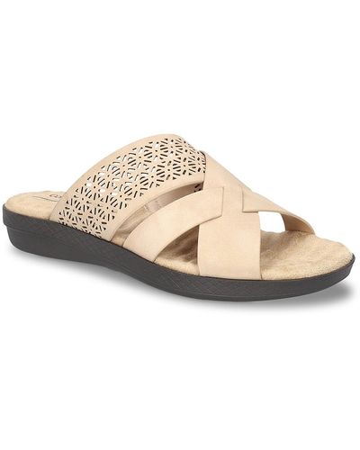 Easy Street Coho Wedge Sandal - Black