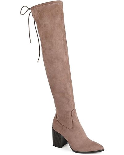 Journee Collection Paras Wide Calf Over-the-knee Boot - Black