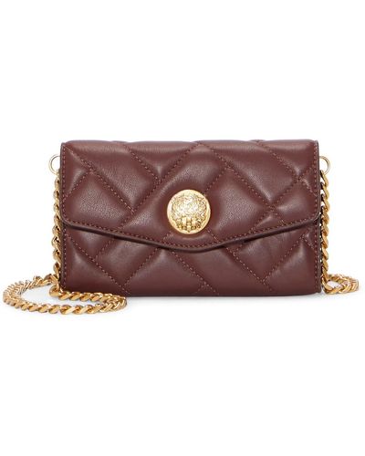 Vince Camuto Kisho Leather Clutch - Brown