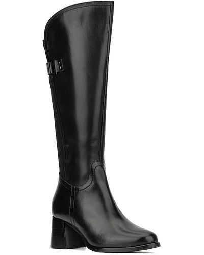 Vintage Foundry Zuly Wide Calf Boot - Black