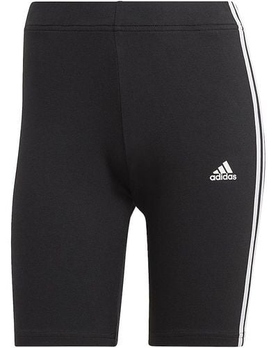 adidas Essentials 3-stripes Bike Shorts - Black