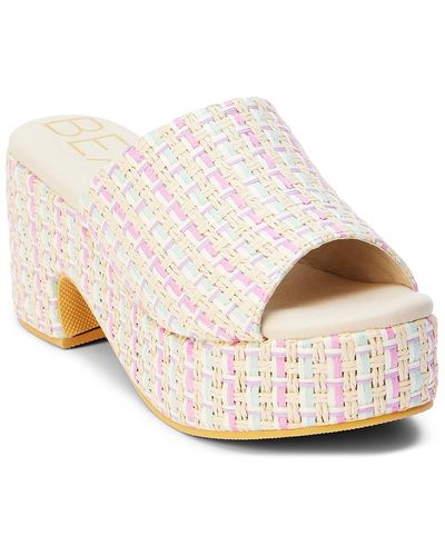Matisse Terry Platform Sandal - White