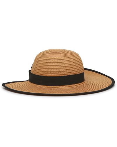 Vince Camuto Straw Sun Hat - Brown