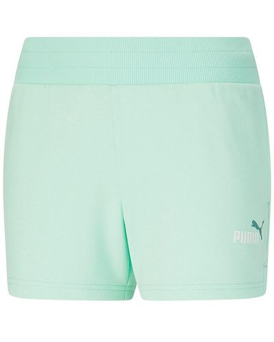 PUMA Ess 4" Sweat Shorts - Green
