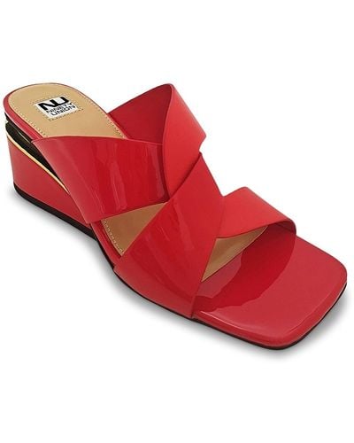 Ninety Union Magical Wedge Sandal - Red