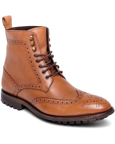 Anthony Veer Grant Wingtip Boot - Natural