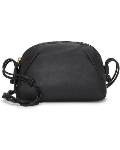 Vince Camuto Emmie Leather Crossbody Bag - Black