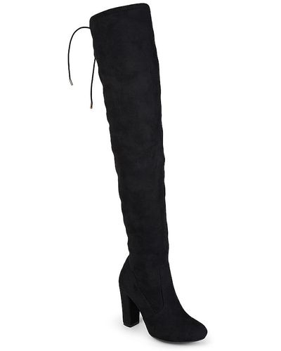 Journee Collection Maya Over-the-knee Boot - Black