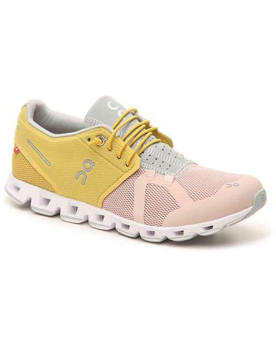 On Shoes Cloud 50 50 Slip- Running Shoe - Yellow
