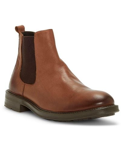Vince Camuto Huntsley Leather Chelsea Boot - Brown