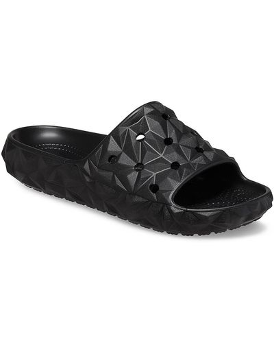 Crocs™ Classic Geometric Slide Sandal - Black