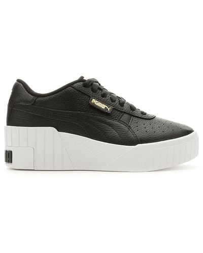 PUMA Cali Wedge Sneaker - Black