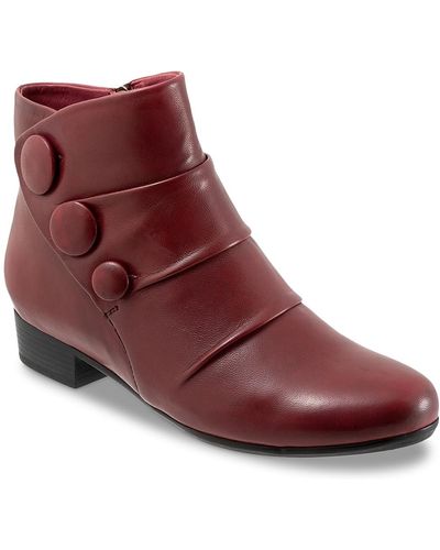 Trotters Mila Bootie - Red