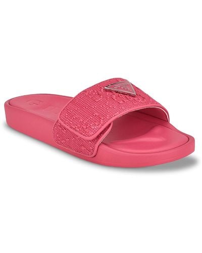 Guess Callena Slide Sandal - Pink