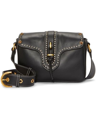 Vince Camuto Maecy Leather Crossbody Bag - Black