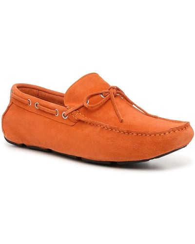 Mercanti Fiorentini 7882 Moc Toe Driving Loafer - Orange