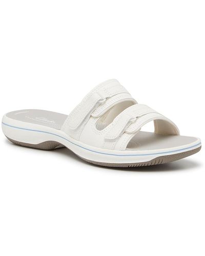 Clarks Cloudsteppers Breeze Piper Sandal - White
