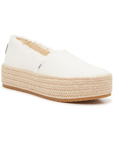 TOMS Valencia Espadrille Slip-on - White