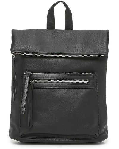 Crown Vintage Convertible Backpack - Black