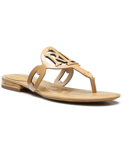 Lauren by Ralph Lauren Flat sandals for Women | Online Sale up to 77% off |  Lyst