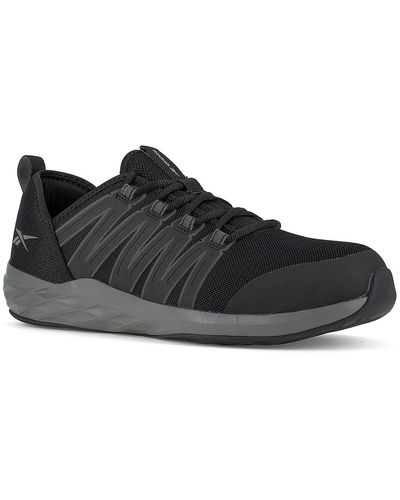 Reebok Astroride Steel Toe Work Sneaker - Black