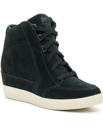 Sorel Out N About Wedge Sneaker - Black
