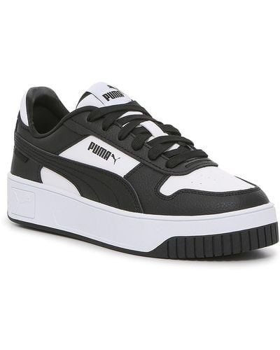 PUMA Carina Street Platform Sneaker - Black