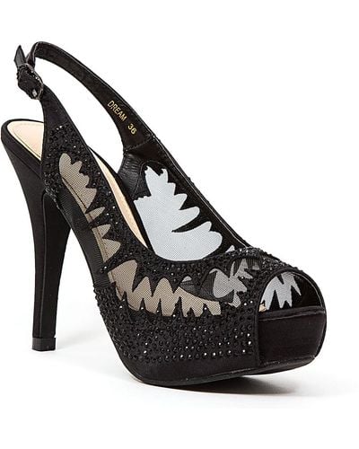 Lady Couture Dream Platform Sandal - Black