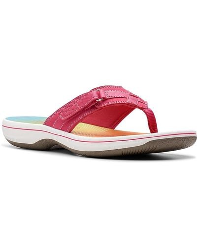 Clarks Cloudsteppers Breeze Sea Sandal - Red