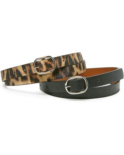 Vince Camuto Classic Thin Belts - Multicolor