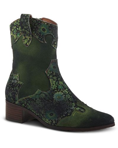 Spring Step Ladyluck Bootie - Green