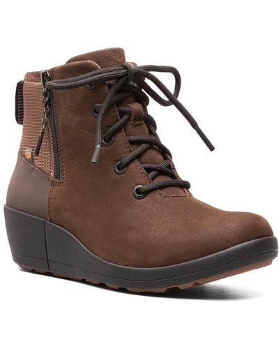 Bogs Vista Rugged Lace Bootie - Brown