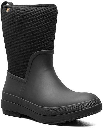 Bogs Crandal Ii Mid Zip Snow Boot - Black