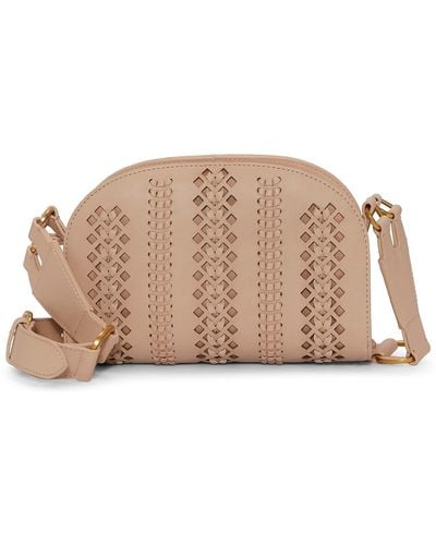 Vince Camuto Jamee Leather Crossbody Bag - Natural