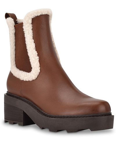 Calvin Klein Anissa Bootie - Brown