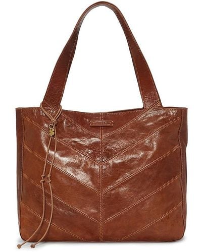 Lucky Brand Sash Leather Tote - Brown