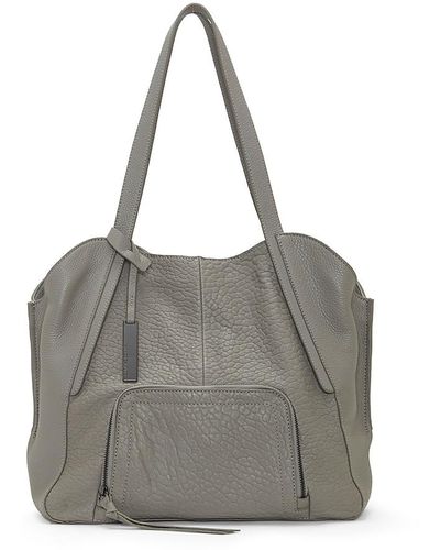 Vince Camuto Kelsy Leather Tote - Gray