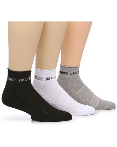 New Balance Cushion Women's Ankle Socks – 3 Pack - Black