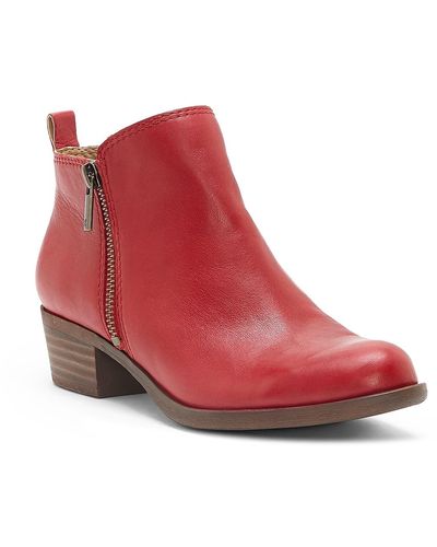 Lucky Brand Basel Bootie - Red