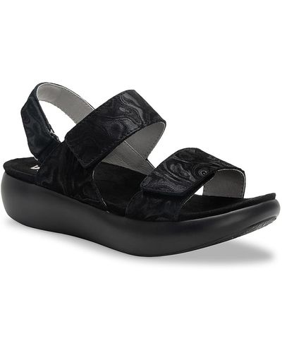 Alegria Bailee Wedge Sandal - Black