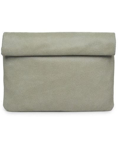 Moda Luxe Gianna Leather Clutch - Green