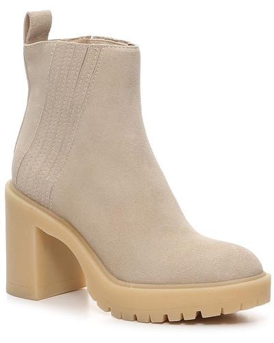 dolce vita gray suede booties