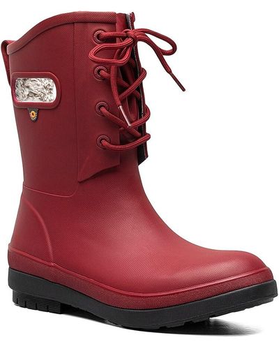 Bogs Amanda Plush Ii Snow Boot - Red